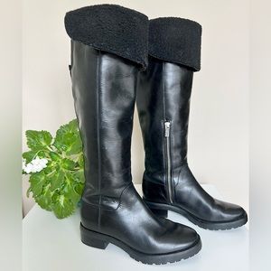 MICHAEL Michael Kors Black Whitaker Tall Boot, 6M